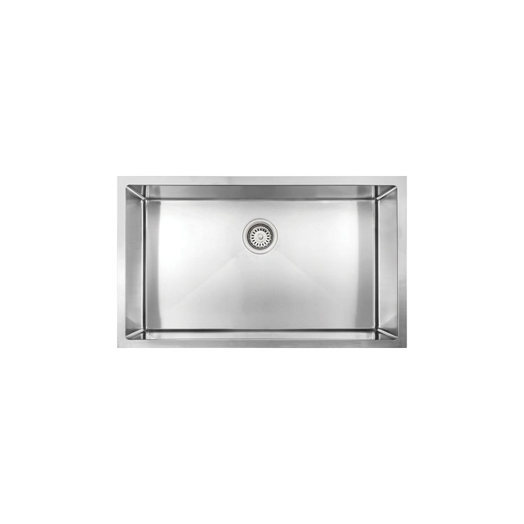 Vogt Wolfsberg 18R Undermount Kitchen Sink 32" x 18" x 10" With Bottom Grate