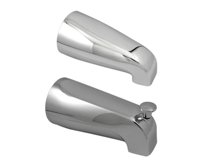 Universal Tub Spout W/ Diverter- Chrome