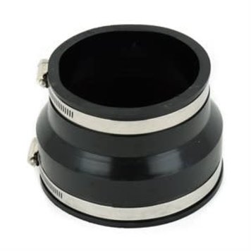 4" Pipe x Socket Rubber Coupling