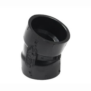 3" X 22-1/2 DEGREE ABS ELBOW