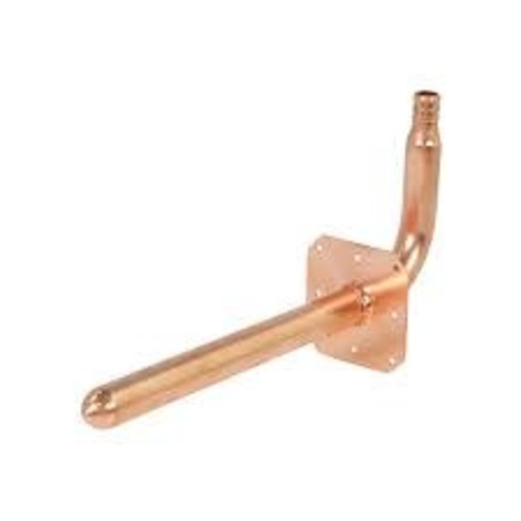 1/2" Pex 8" Copper Stub Out