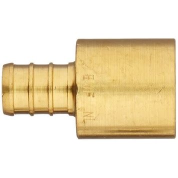 1/2" Pex Female Sweat- Brass
