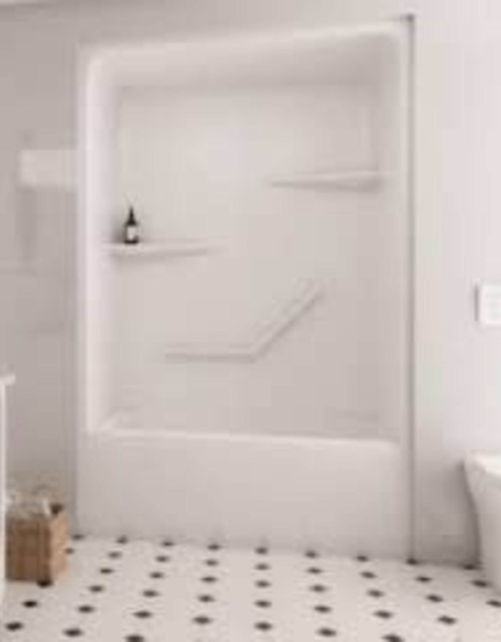 Mirolin Mirolin Hampton 1pc Tub/Shower Unit White Right Drain