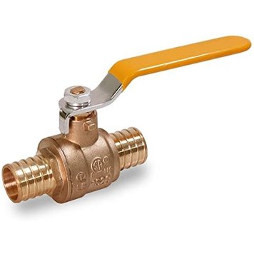3/4" Pex x Pex Brass Ball Valve