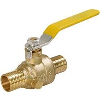 3/4" Pex x Pex Brass Ball Valve w/ Drain