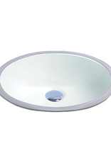 VOGT BRUCK - OVAL VITREOUS CHINA UNDERMOUNT SINK