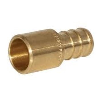 1/2" Pex Male Sweat- Brass