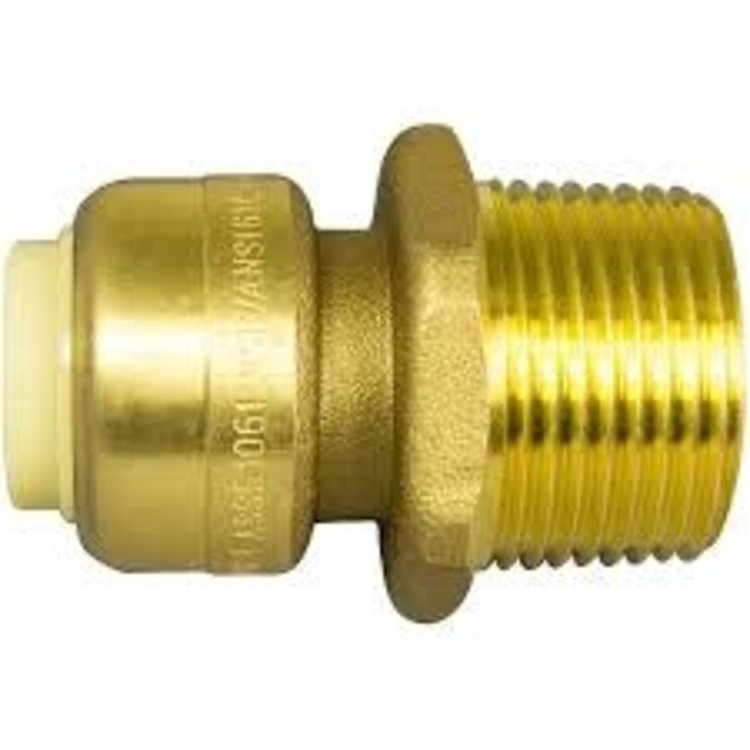 1/2" Pushfit x 3/4" MIP
