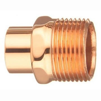 1/2" Copper MIP Barstock