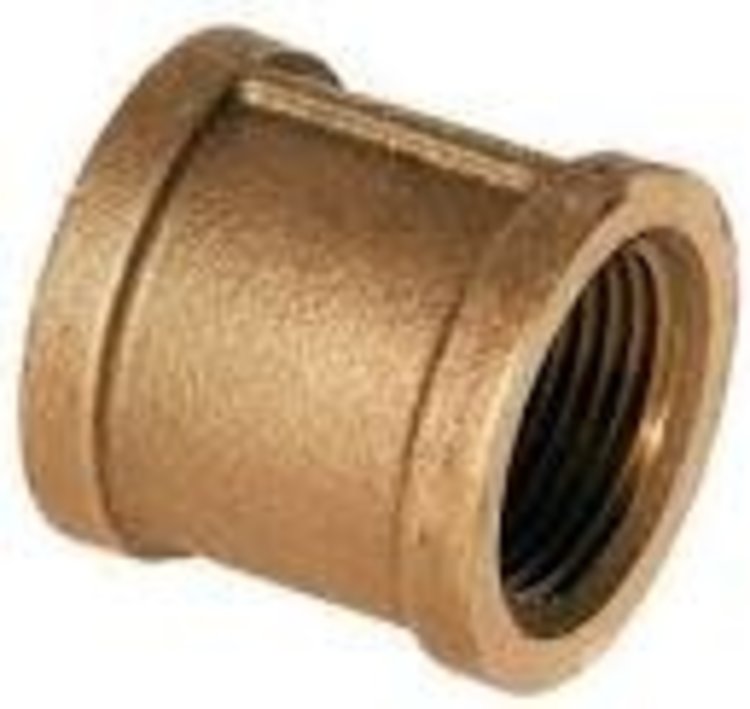 3/4" Brass Coupling