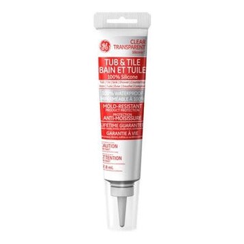 Silicone Sealant Tub & Tile Mildew Resistant 84ml Clear