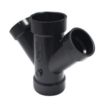 2" ABS x 1-1/2" Double WYE