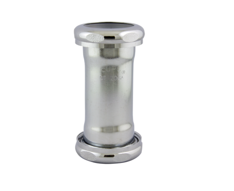 1-1/4" Chrome Slip Joint Coupling