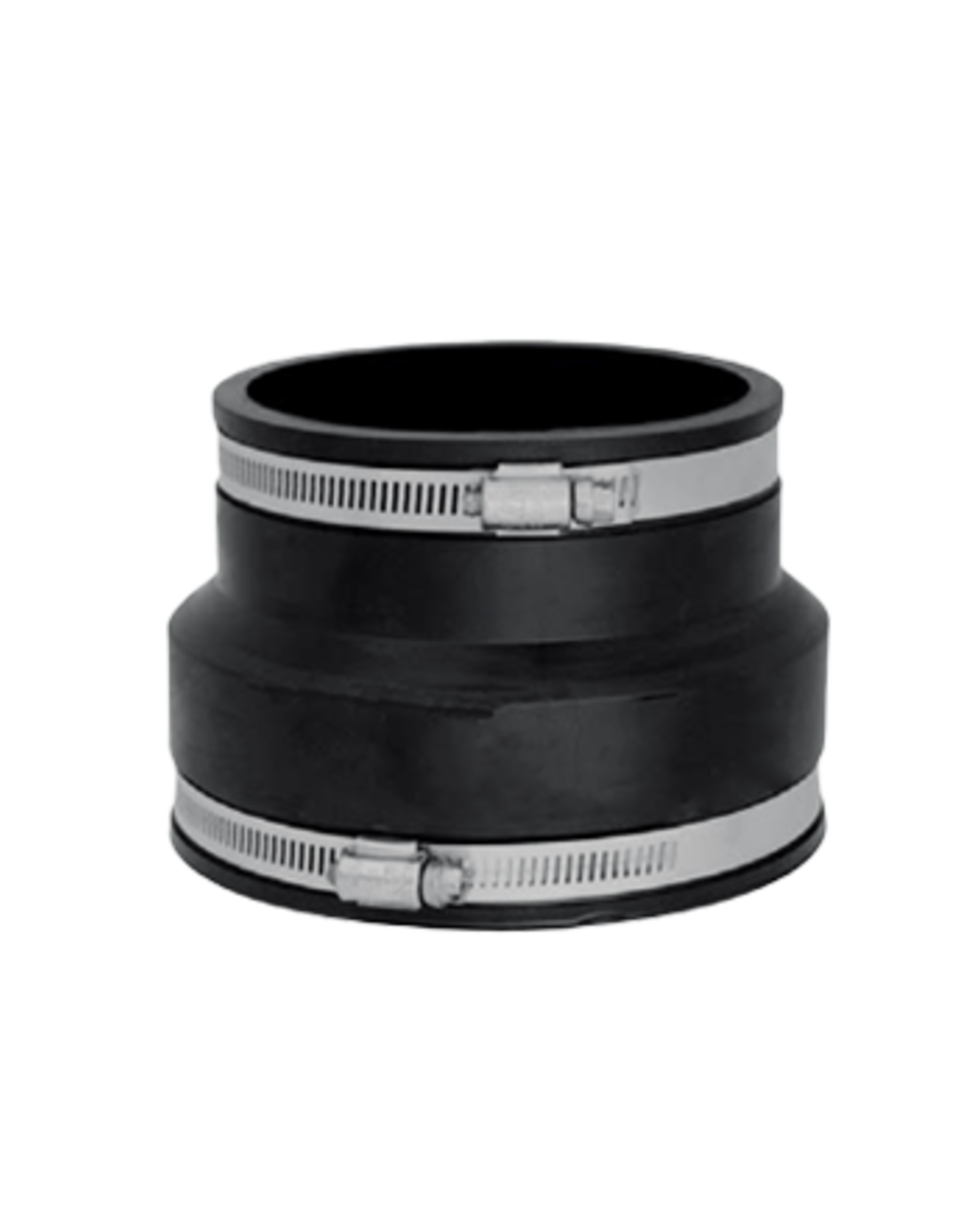 4" Clay x 4" Pipe Rubber Coupling