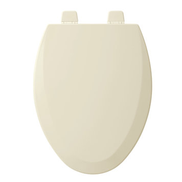 Elongated Slow Close Toilet Seat- Biscuit/Linen