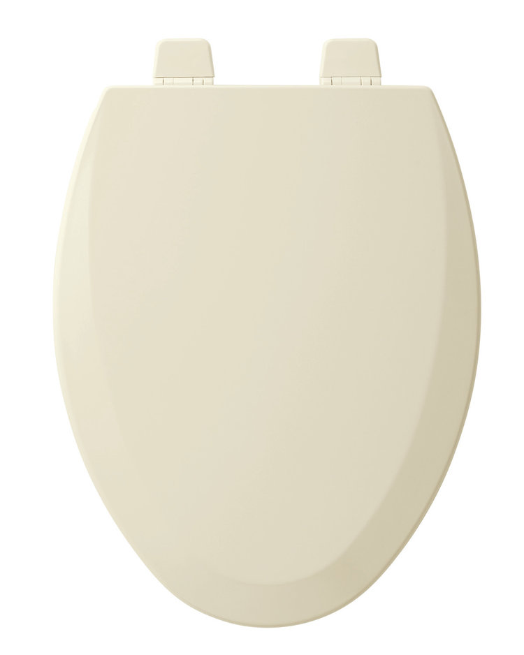 Elongated Slow Close Toilet Seat- Biscuit/Linen