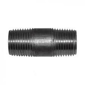 1/2" Black Iron Nipple x 1-1/2"