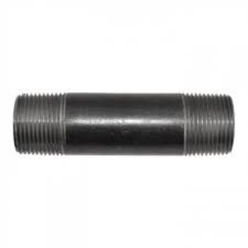 1/2" Black Iron Nipple x 5"