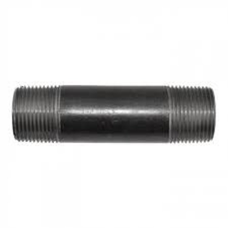 1/2" Black Iron Nipple x 5"