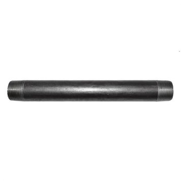 3/4" Black Iron Nipple x 8"