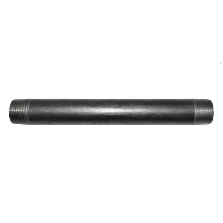 3/4" Black Iron Nipple x 8"