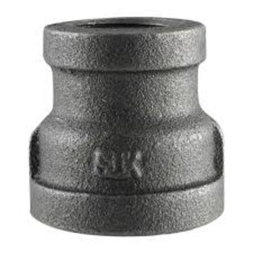 3/4" x 1/2" Black Iron Reducing Coupling