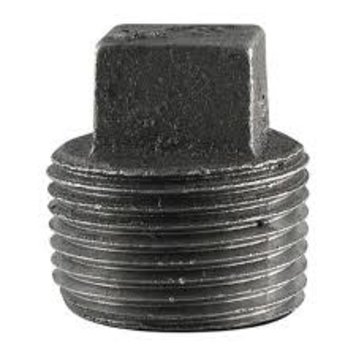 1/2" Black Iron Plug