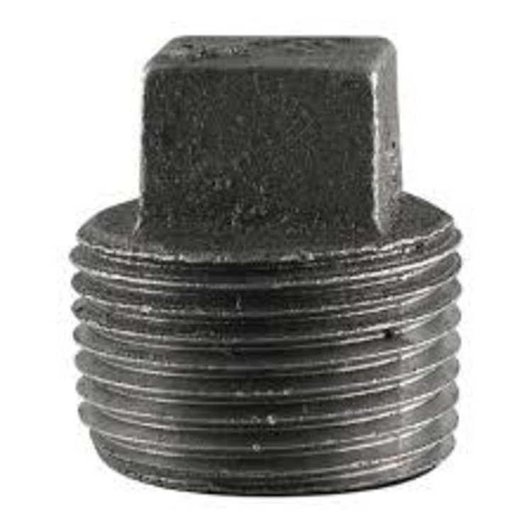3/4" Black Iron Plug