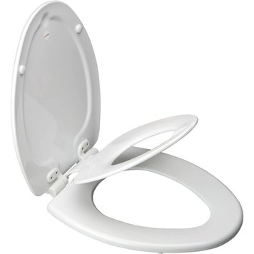 Bemis Bemis Next Step Toilet Seat Elong White