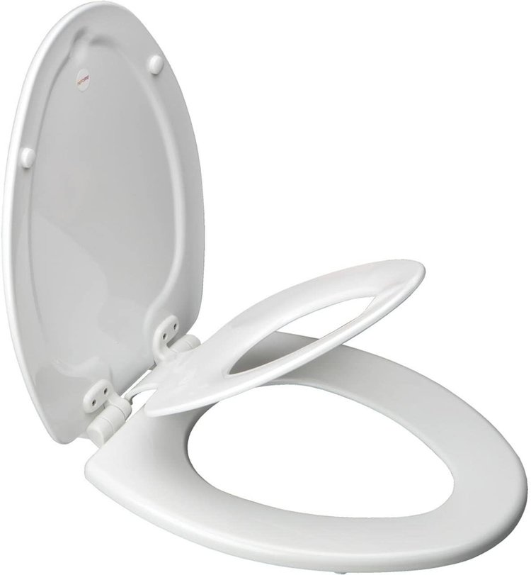 Bemis Bemis Next Step Toilet Seat Elong White