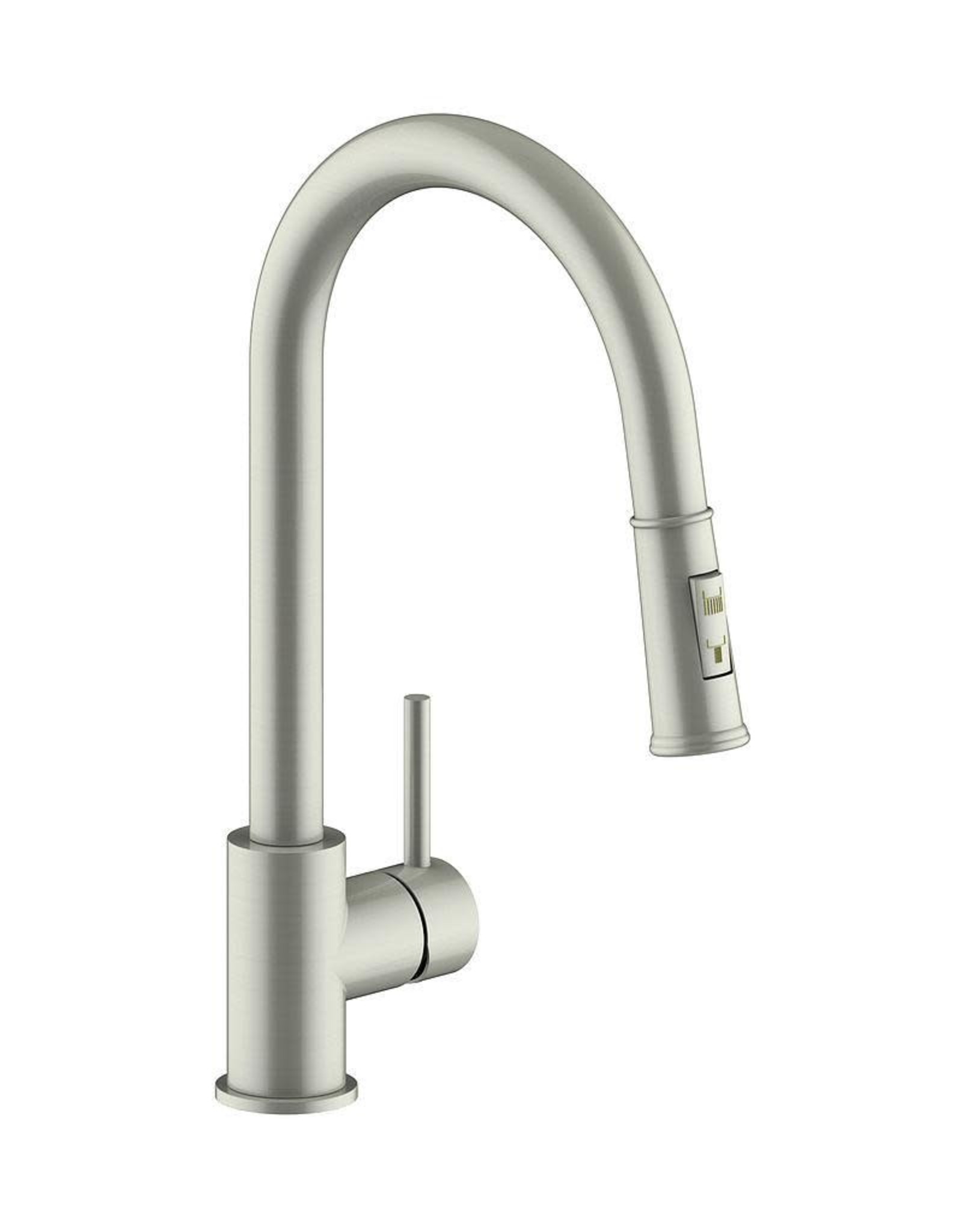 VOGT TRAUN D BRUSHED NICKEL KITCHEN FAUCET WITH 2FUNCTION PULLDOWN