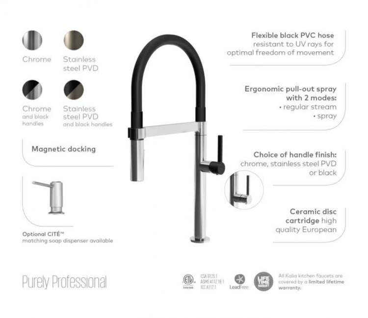 Kalia Kalia Exki Kitchen Faucet w/ Magnetic Spray Head