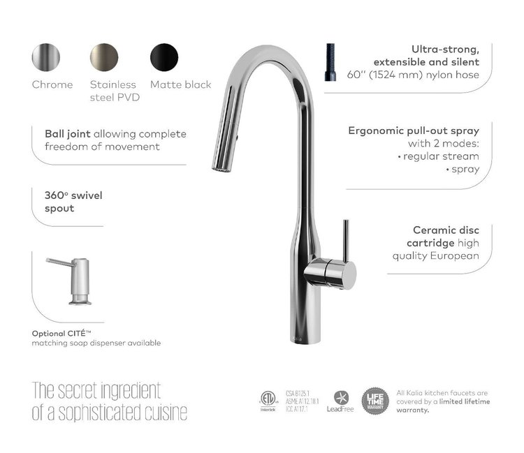 Kalia Kalia Kaviar Kitchen Faucet