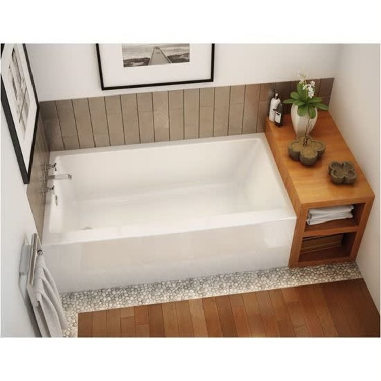 Maax Maax Rubix 60"x32" Alcove Tub White Left Drain