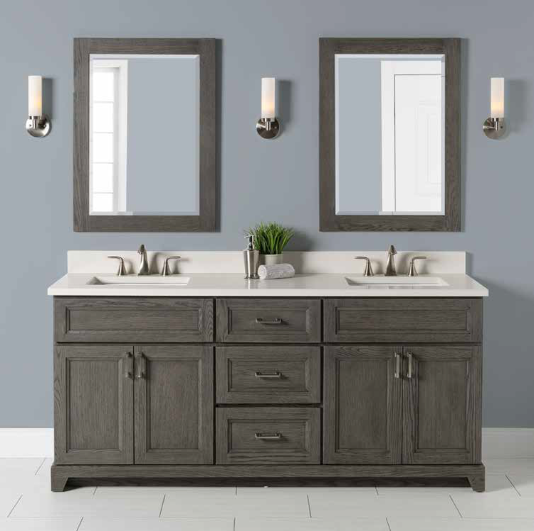 Stonewood Stonewood Premium 72" Double Bowl Vanity, Top and Sink