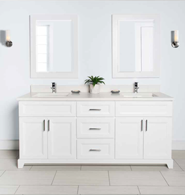 Stonewood Classic 72" Double Bowl Vanity, Top and Sink