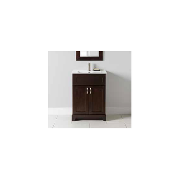 Stonewood Stonewood Classic Shallow Depth 24" Vanity and Porcelain Sink