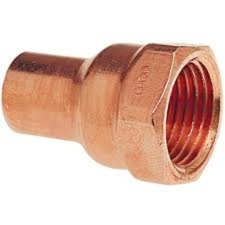1/2" Copper x 3/4" FIP Barstock