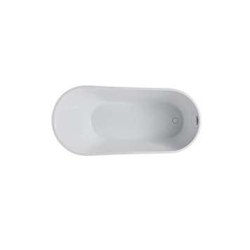 Bagno Italia Bagno Italia Alps 59" Freestanding Tub- White