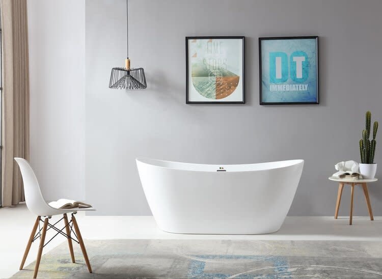 Bagno Italia Bagno Italia Bellagio 66" Freestanding Tub
