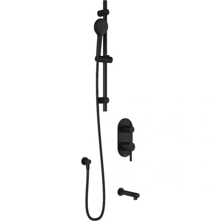 Kalia Kalia Basico PB2- Tub Spout w/ Handshower- Matte Black