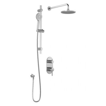 Kalia Kalia Basico PB4- Rain Showerhead w/ Hand Shower- Chrome