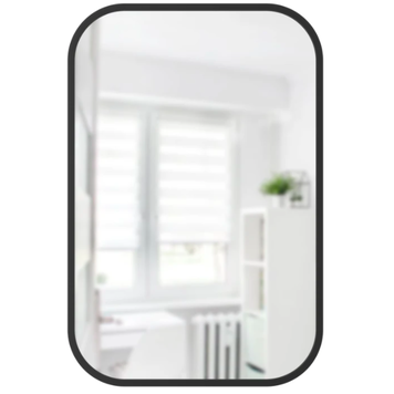 Umbra Umbra Hub Rectangle Mirror Black