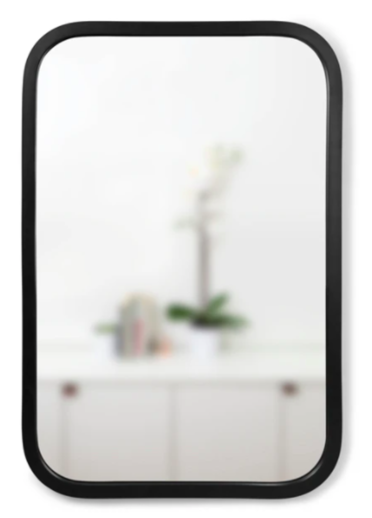 Umbra Umbra Hub Rectangle Mirror Black