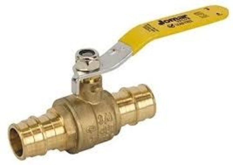 3/4" Wirsbo Brass Ball Valve