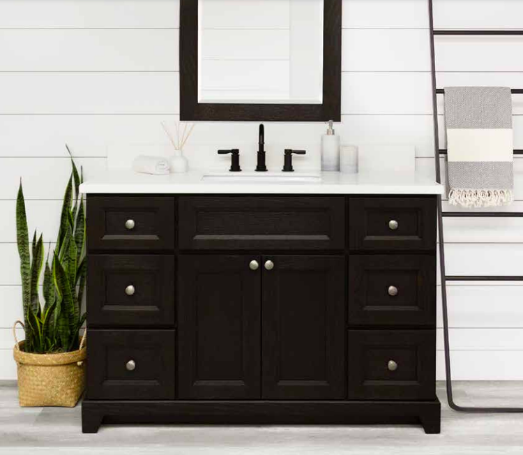 Stonewood Stonewood Premium Standard Depth 60" Single Bowl Vanity, Top and Sink