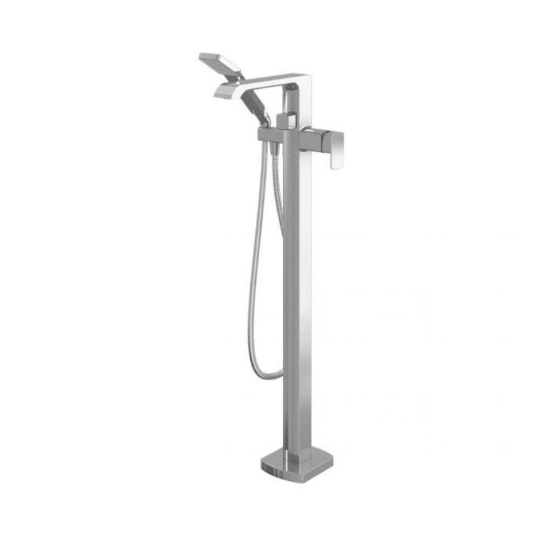 Kalia Kalia Sobrio Floormount Tub Filler w R.I. Chrome