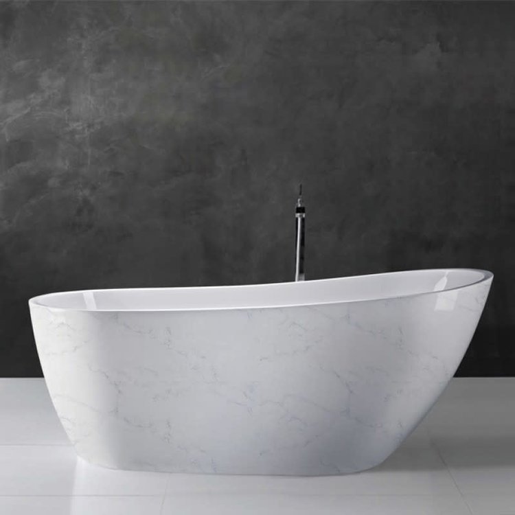 Bain Signature Bain Signature Mira 67" Freestanding Tub- Marble