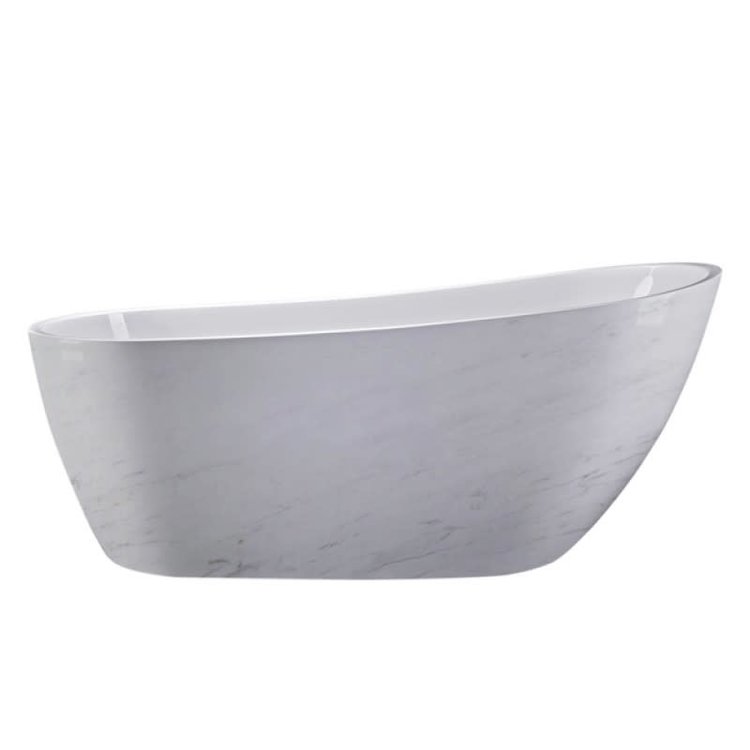Bain Signature Bain Signature Mira 67" Freestanding Tub- Marble