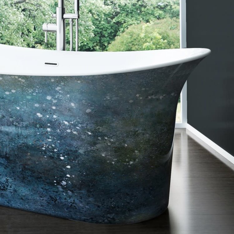 Bain Signature Bain Signature Vivian 66" Freestanding Tub- Paint Splatter